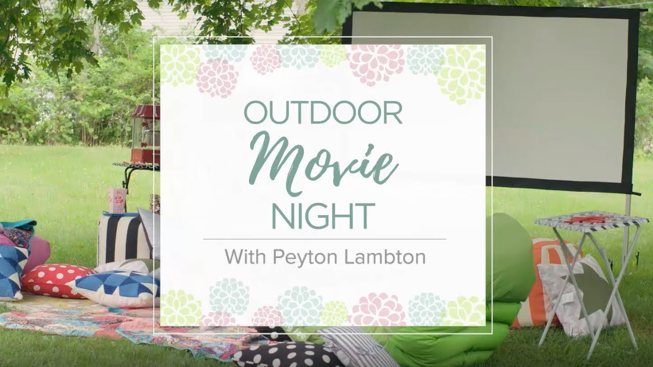 Setup a Backyard Movie Night
