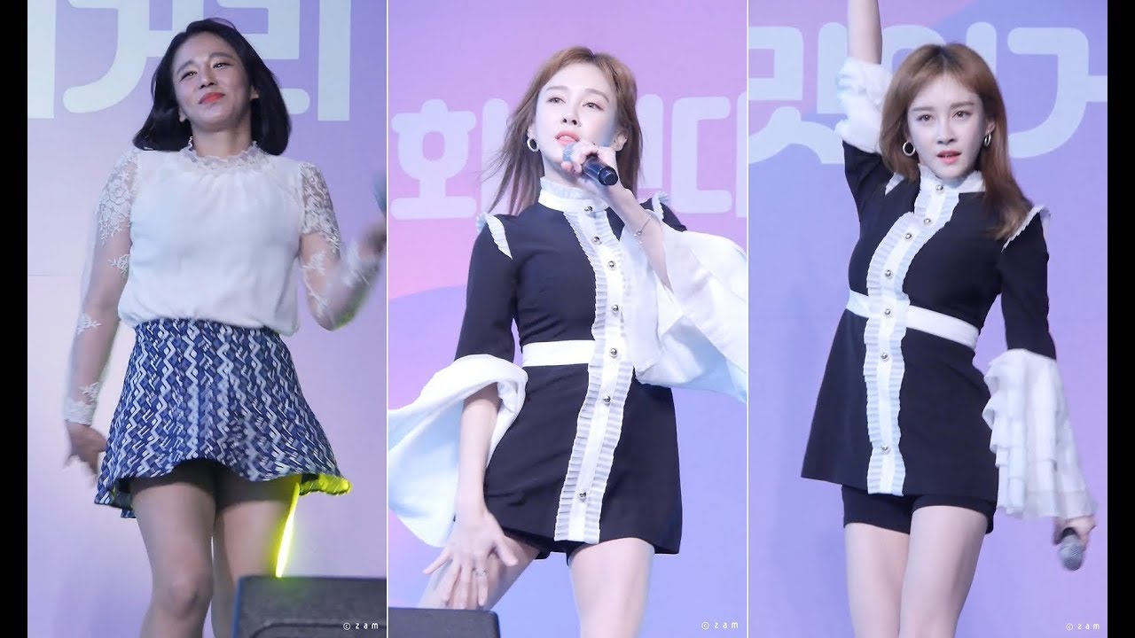 191024 식스밤 SixBomb 이솔 다인 - 예뻐지는 중입니다 After & 히컵히컵 (건대맛의거리축제) 직캠 fancam by zam