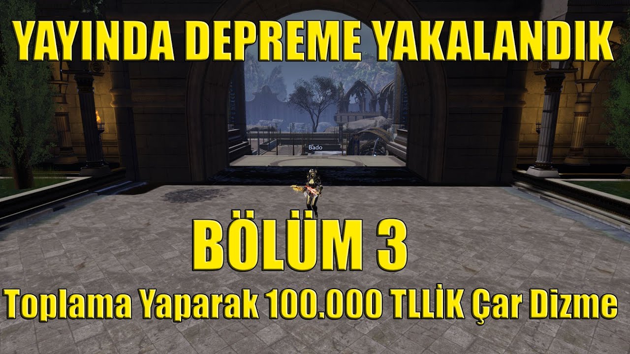 Canlı Yayında Depreme Yakalandık | Rise Online Toplama Yaparak 100 Bin TLlik Çar Dizme Bölüm 3