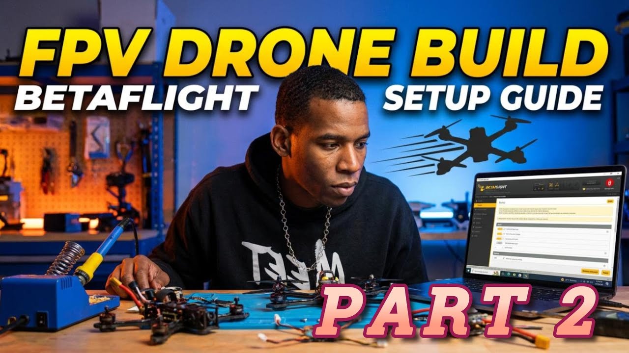 Betaflight for FPV - Putting the FPV drone together