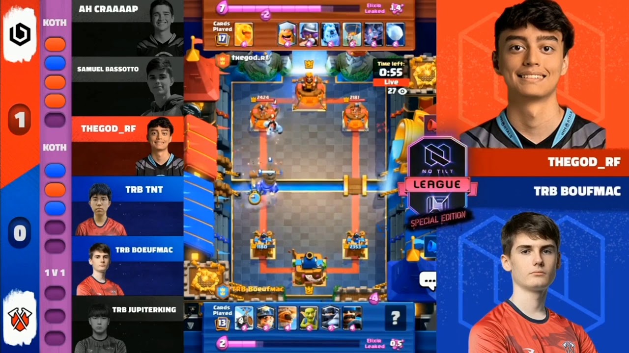 Thegod_rf vs TRB Boeufmac|No Tilt League Tournaments.
