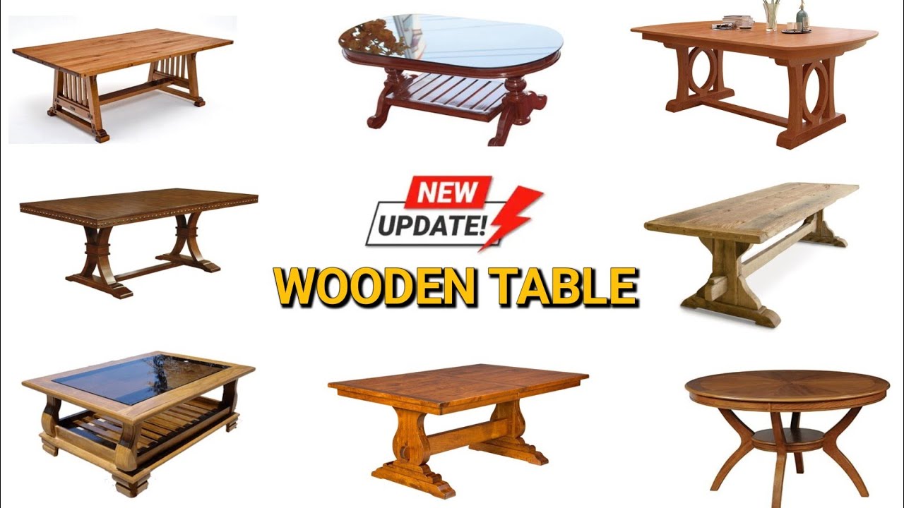 50 DESAIN MEJA KAYU UNIK DAN MENARIK UNTUK DEKORASI RUMAH
