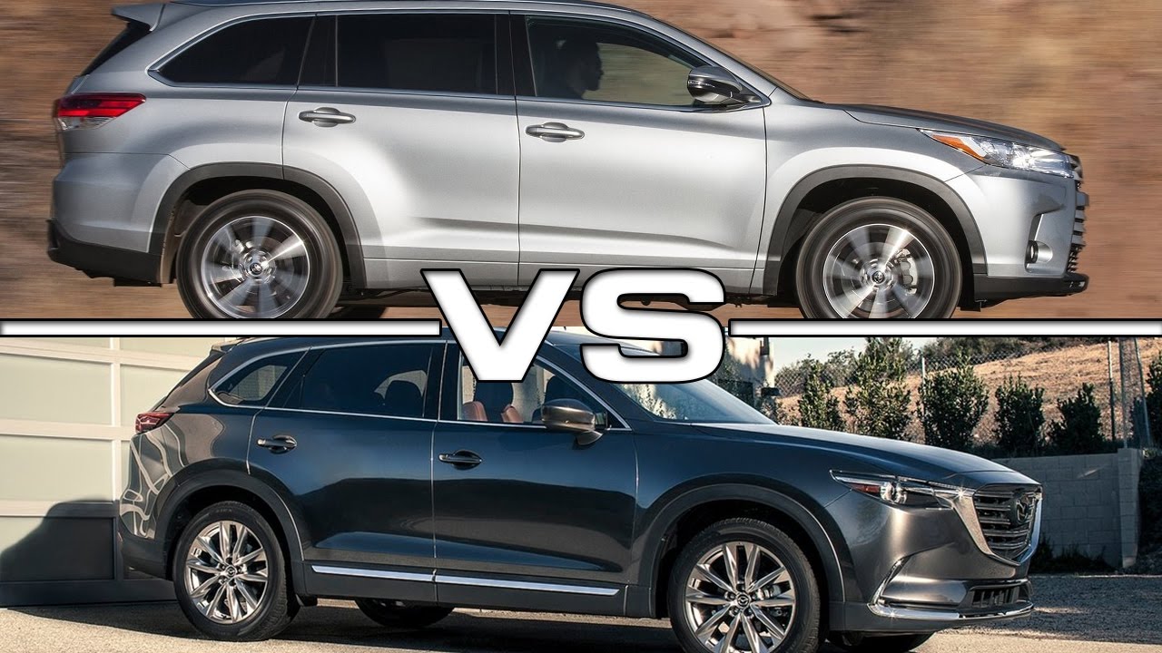 2017 Toyota Highlander vs 2017 Mazda CX-9