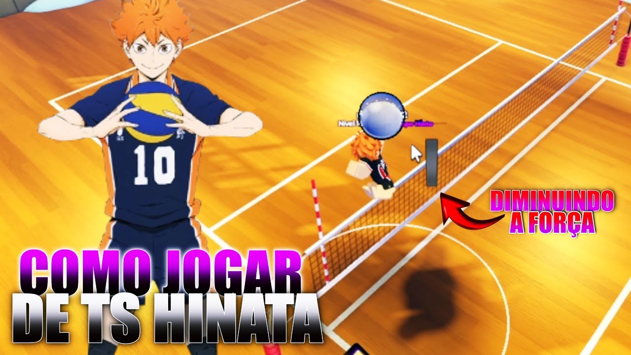 ENSINANDO A JOGAR DE TS HINATA FAZENDO O BASICO NO VOLLEY BALL LEGENDS!