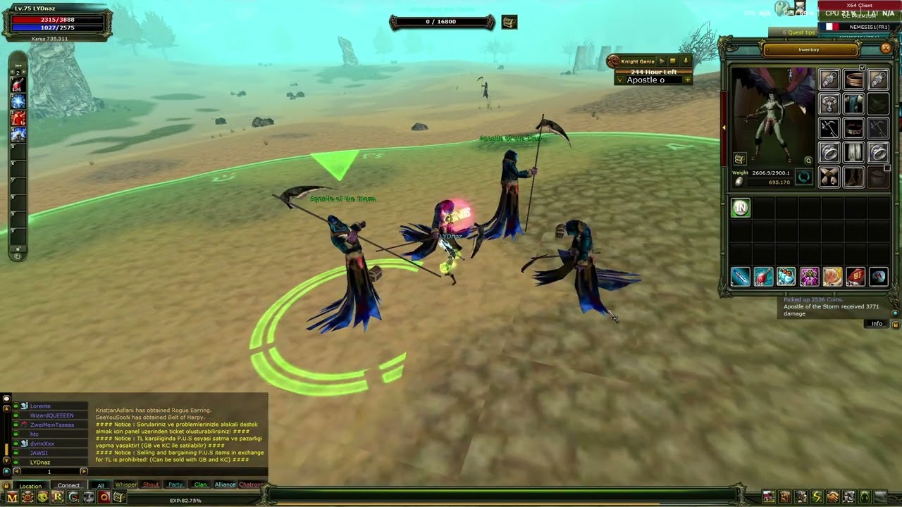KO4FUN Apostle Storm 45dk BP farm