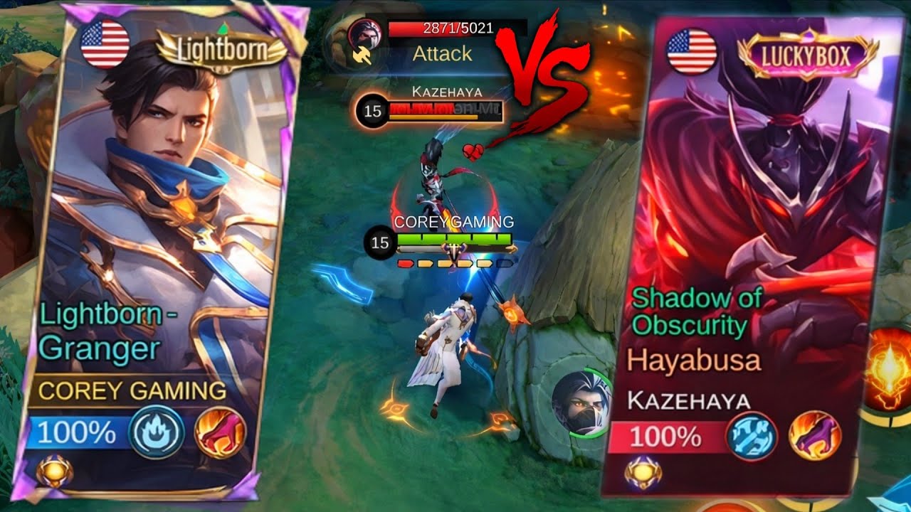  HAYABUSA VS GRANGER ABSOLUTE CINEMA SOLO RANK GAMEPLAY💀(2026) #mlbb #granger  