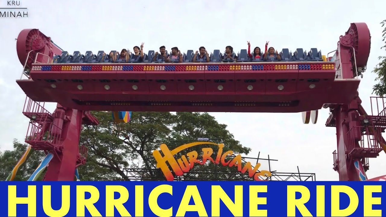HURRICANE Ride - Is it SCARY? | BEST RIDES at DREAM WORLD Thailand | Kru Minah