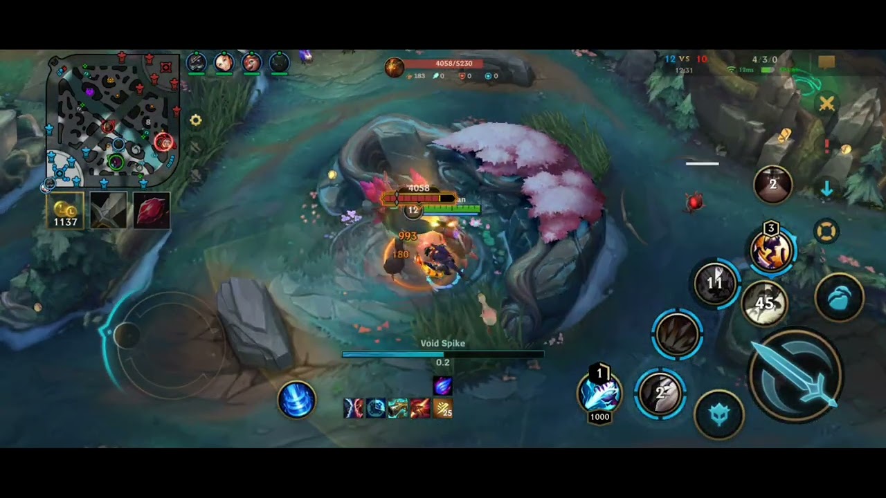 Kha'zix vs Rengar wildrift 7.1 4th evolution 