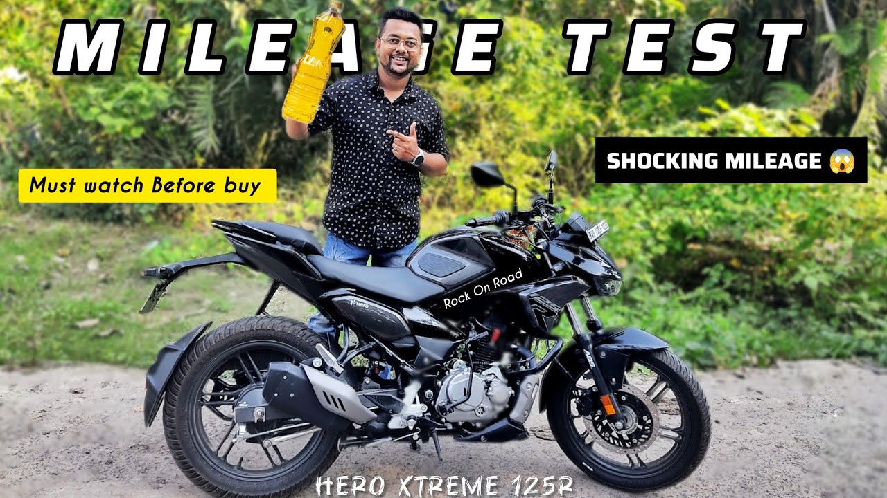 Hero Xtreme 125R Mileage Test || City Mileage Test || Rock On Road