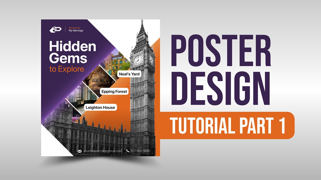 How to design Poster in Adobe Illustrator - Part 1