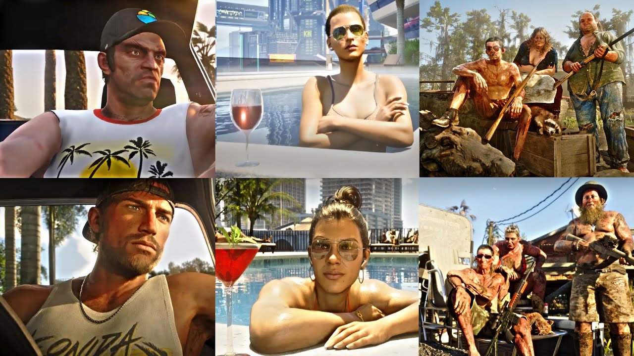 GTA 6 vs other games - Graphics Comparison