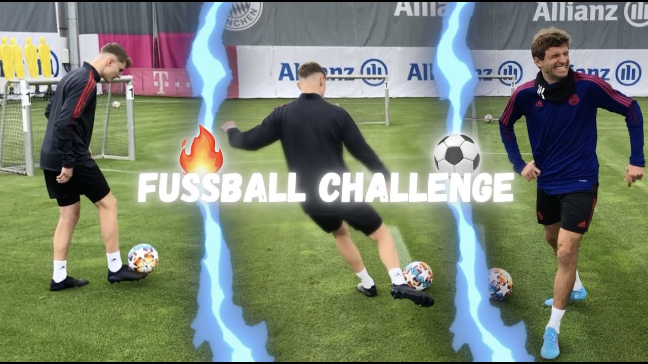 FUßBALL CHALLENGE vs THOMAS MÜLLER ⚽️ mit BESTRAFUNG + GEWINNSPIEL (2x 👕)