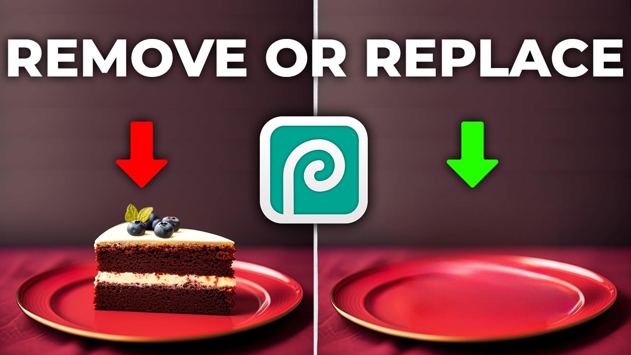 EASILY Replace & Remove Objects with AI! (Photopea Tutorial)