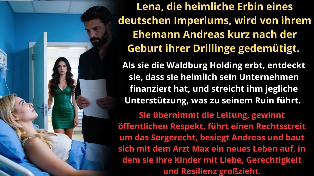 Nach Drillingen👶 verließ mich mein Verlobter für eine Millionärin🤑. Dann erbte ich Milliarden💰