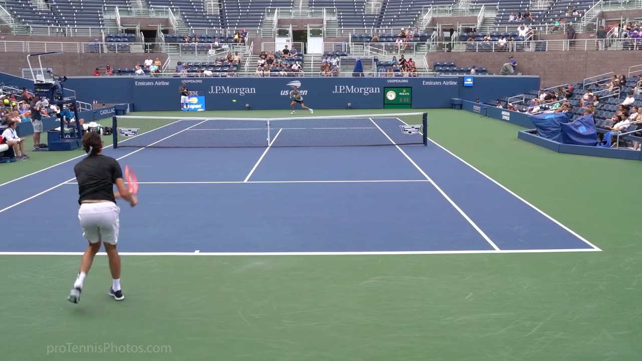Taylor Fritz, 2022 US Open practice, 4K
