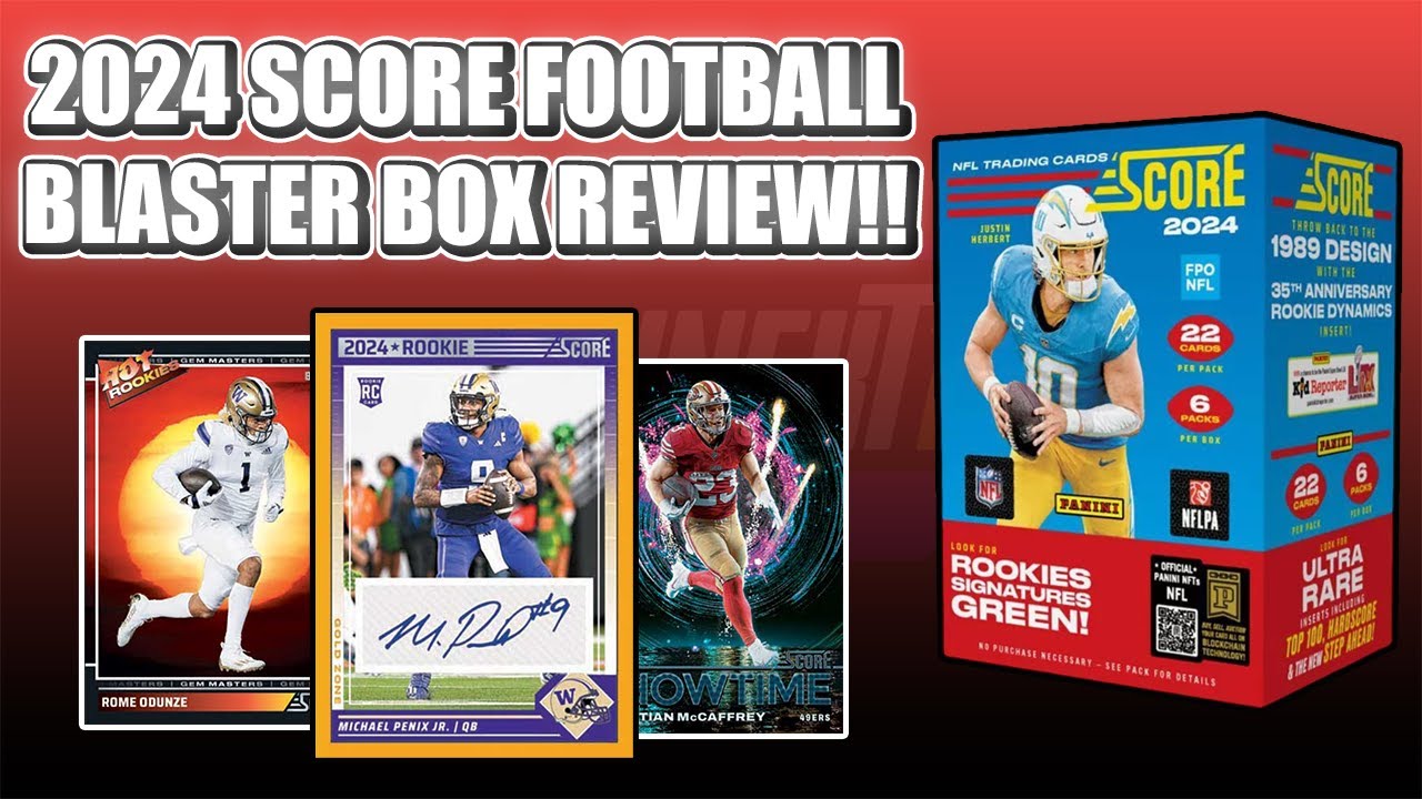 FIRST LOOK🚨🚨 2024 SCORE FOOTBALL BLASTER BOX REVIEW!!