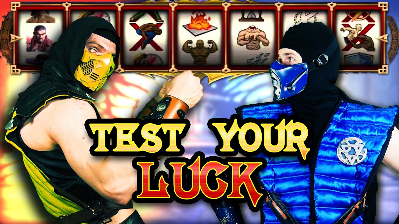 Scorpion & Sub-Zero Play Mortal Kombat 9 - TEST YOUR LUCK! (MKX PARODY)