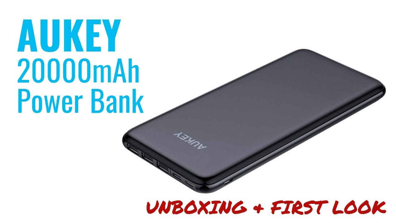 AUKEY 20000mAh USB-C Power Bank - Unboxing and First Look