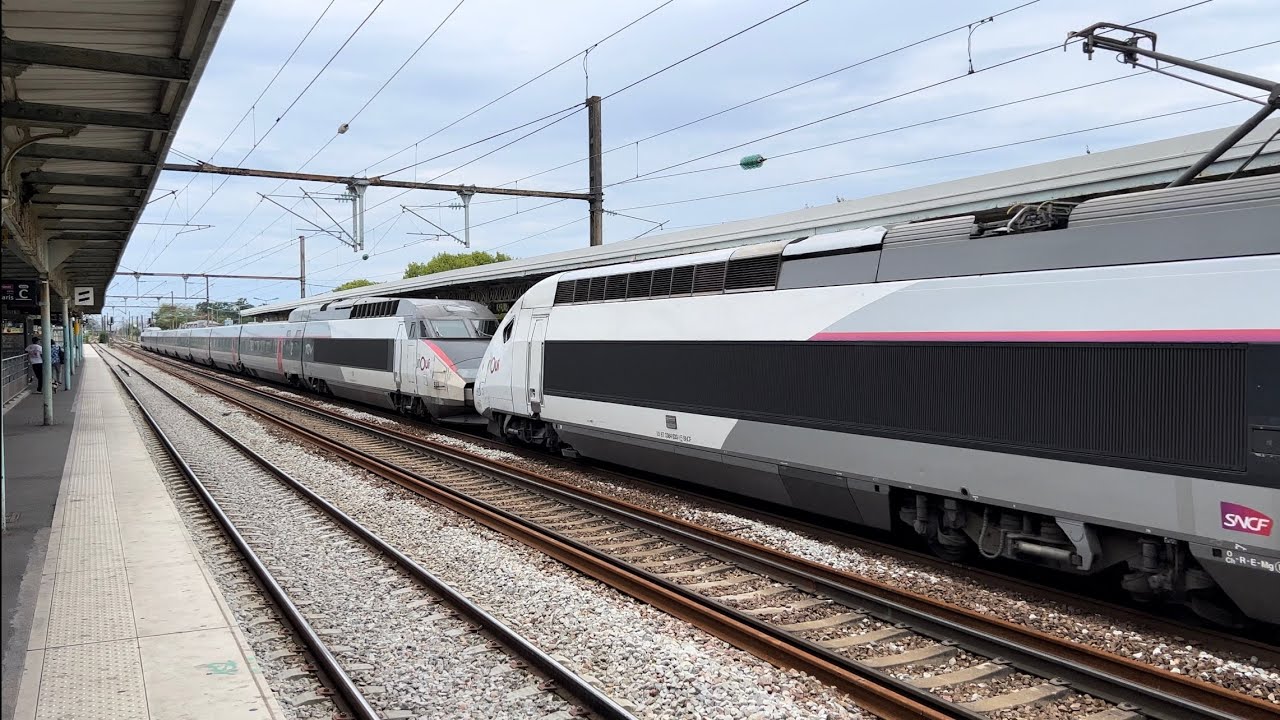 [TGV inOui 2509] Passage d'une UM TGV POS et TGV R&eacute;seau