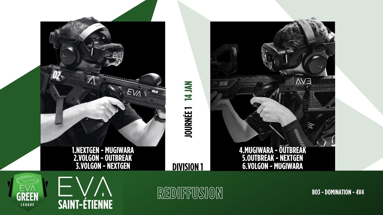 [REDIFFUSION] EVA GREEN LEAGUE | DIVISION 1 - JOURNÉE 1