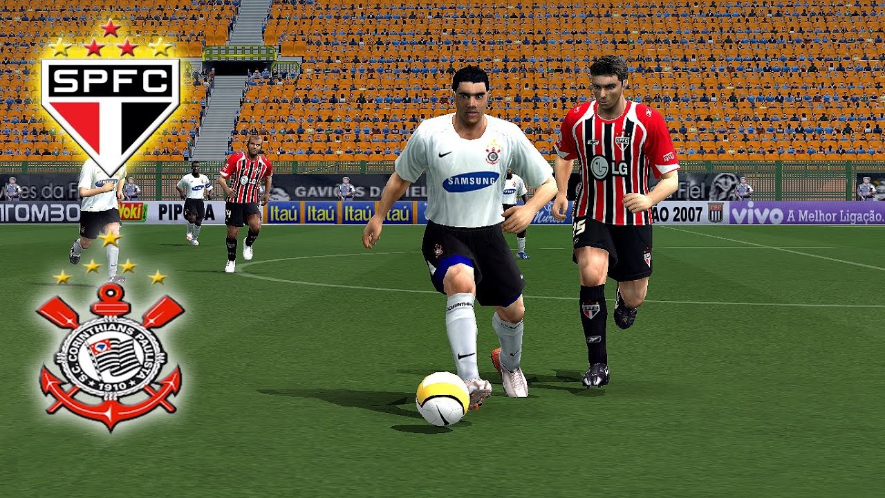 PES 6 PesBrasil 3.0 Corinthians x São Paulo [2007]