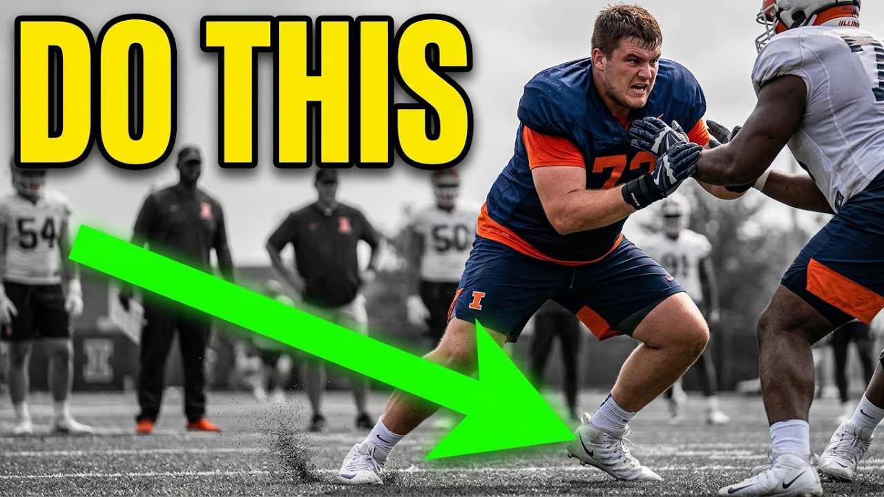 Illinois OL coach Bart Miller - Outside Zone Progression & Drills