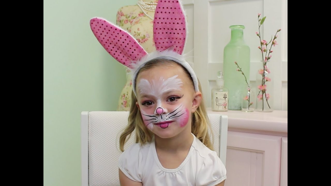 Easy Bunny Face Paint Tutorial