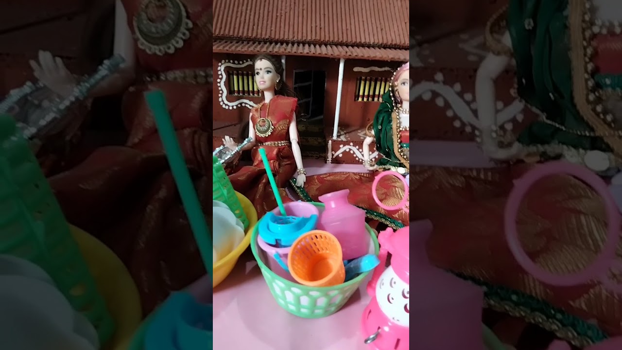 Barbie village show/barbie doll/barbie village life / barbie story