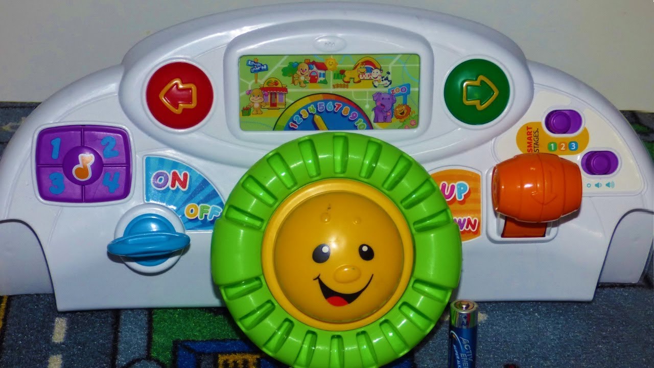 Fisher-Price Laugh And Learn Crawl Around Car-steering wheel part