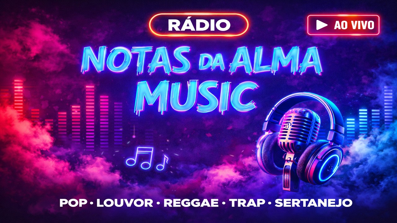 🎧 Rádio Notas da Alma Music AO VIVO | Pop • Louvor • Reggae • Trap • Sertanejo