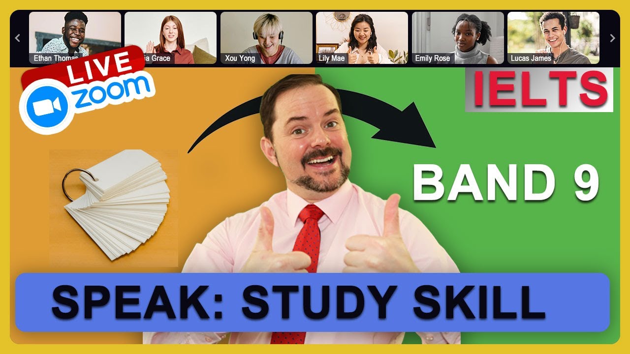 IELTS Live Class - Speaking about a Study Strategy