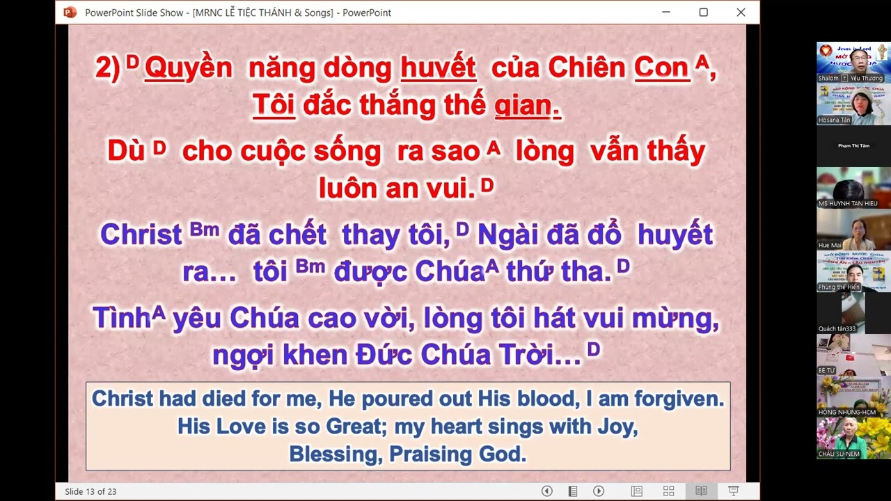 Phần 2 Tiệc Thánh đầu tháng 3 HT Si ộn