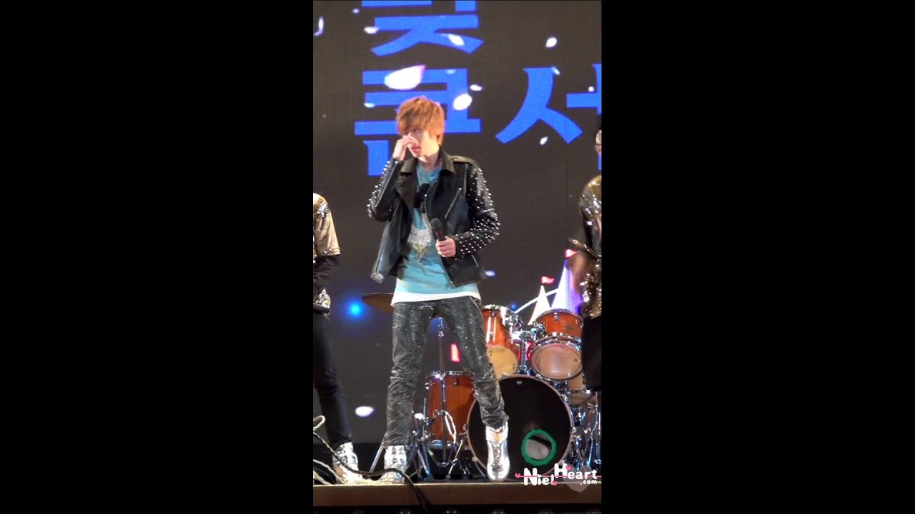 130413 롯데월드 벚꽃 미니콘서트 투유 틴탑 니엘 직캠