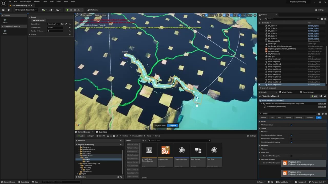 Project Pegasus | Roads, Tracks and Rivers 2.10 | Advanced River Tool