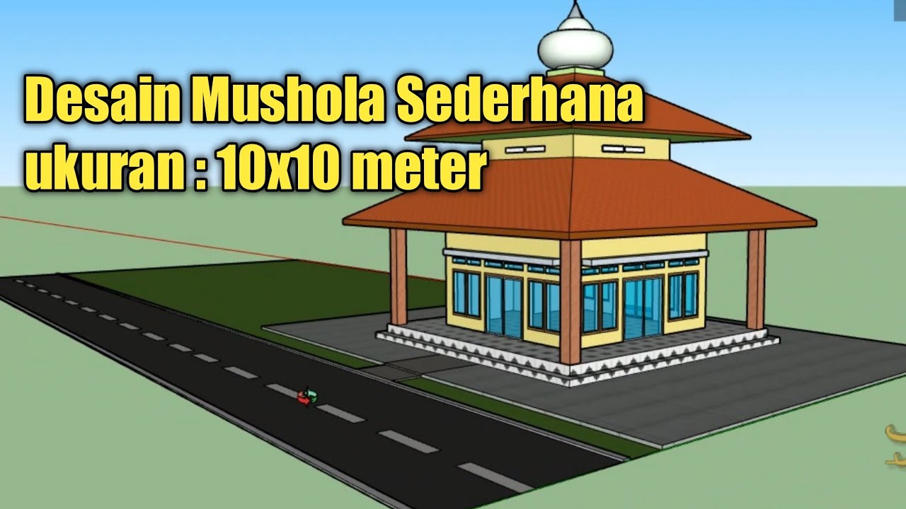 Desain Mushola sederhana minimalis