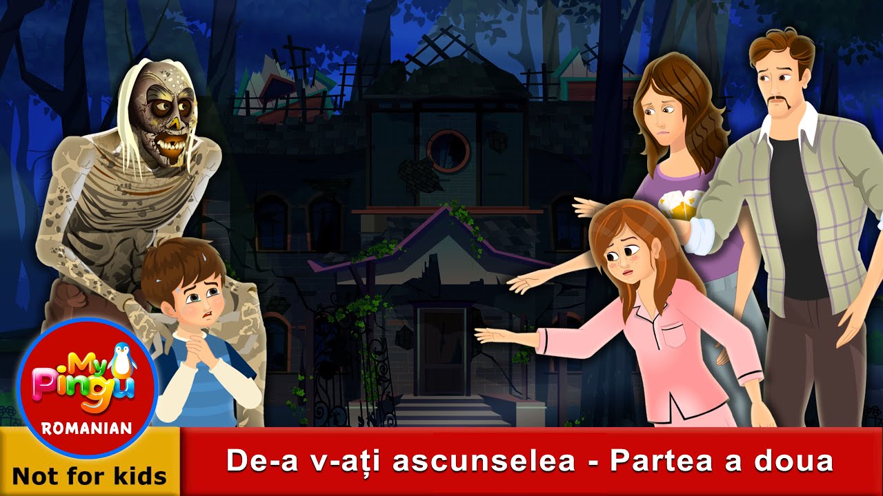 De-a v-ați ascunselea Partea a doua I Hide and Seek 2 | Povesti de groaza I My Pingu Romanian