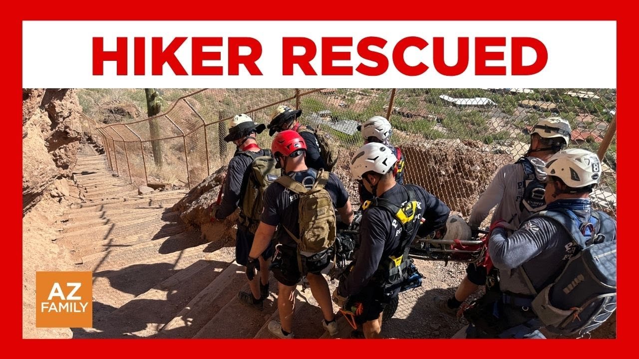 Crews rescue injured hiker from Camelback Mountain trail