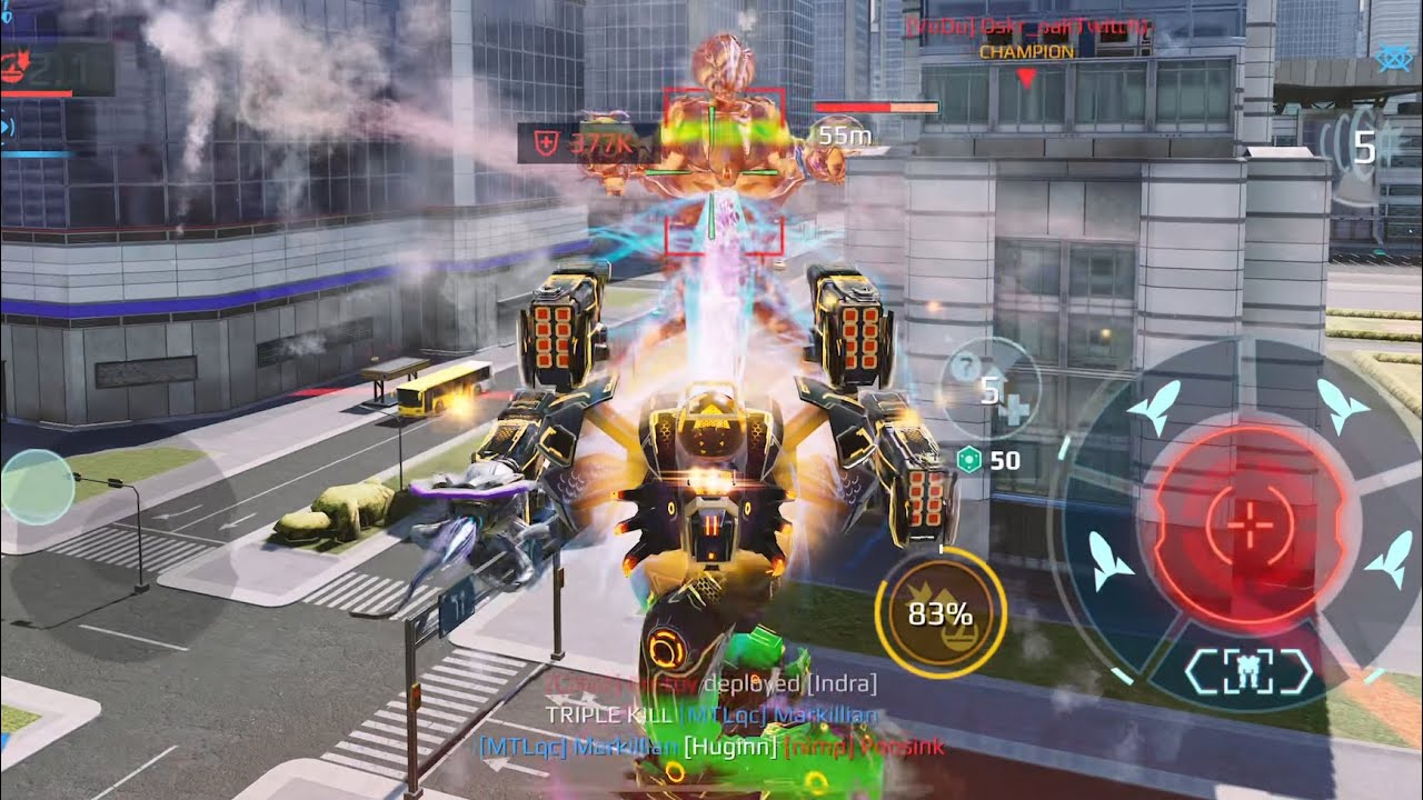 Ultimate Leech has a hard time finding full teams | War Robots gameplay