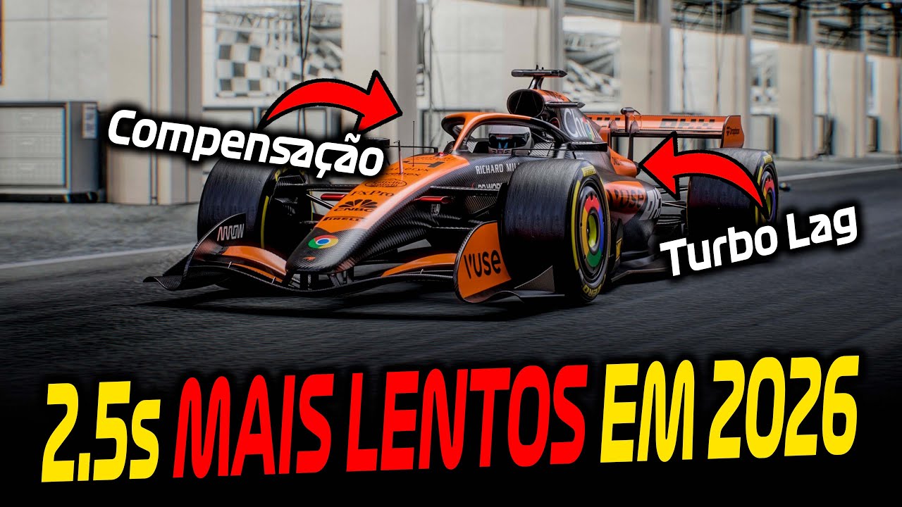 🚨FIA ESTIMA PERDA DE 2 SEGUNDOS E MEIO EM 2026, ALÉM DE TURBO LAG, COMPENSAÇÃO E MAIS DO PILOTO