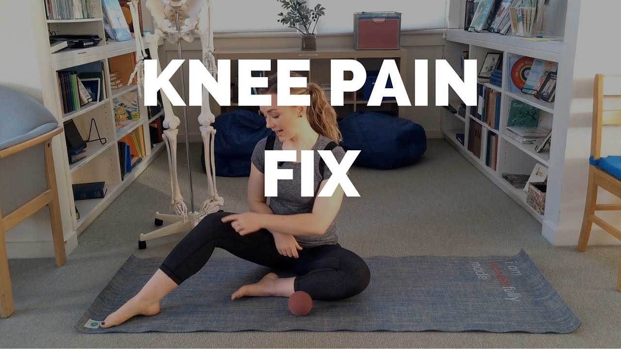 Knee Pain Fix with Yoga Tune Up ALPHA Ball