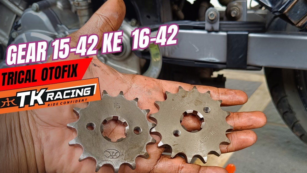 AKSELERASI JOSS, 🔥GANTI GEAR MX NEW 2012 DARI 15-42 KE 16-42.