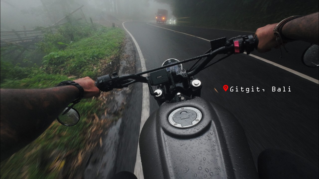 Riding in the rain and fog | XSR155