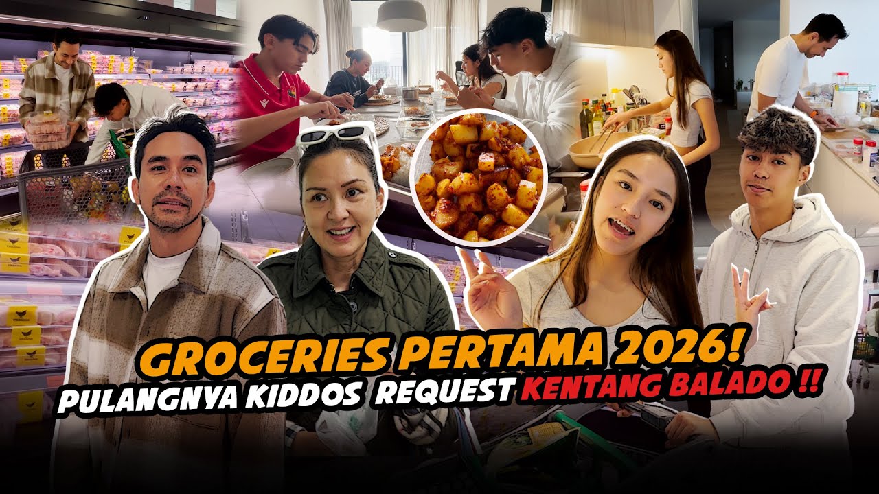 BELANJA GROCERIES BARENG DIEGO, MASAKIN KENTANG BALADO BUAT SABRINA!! 