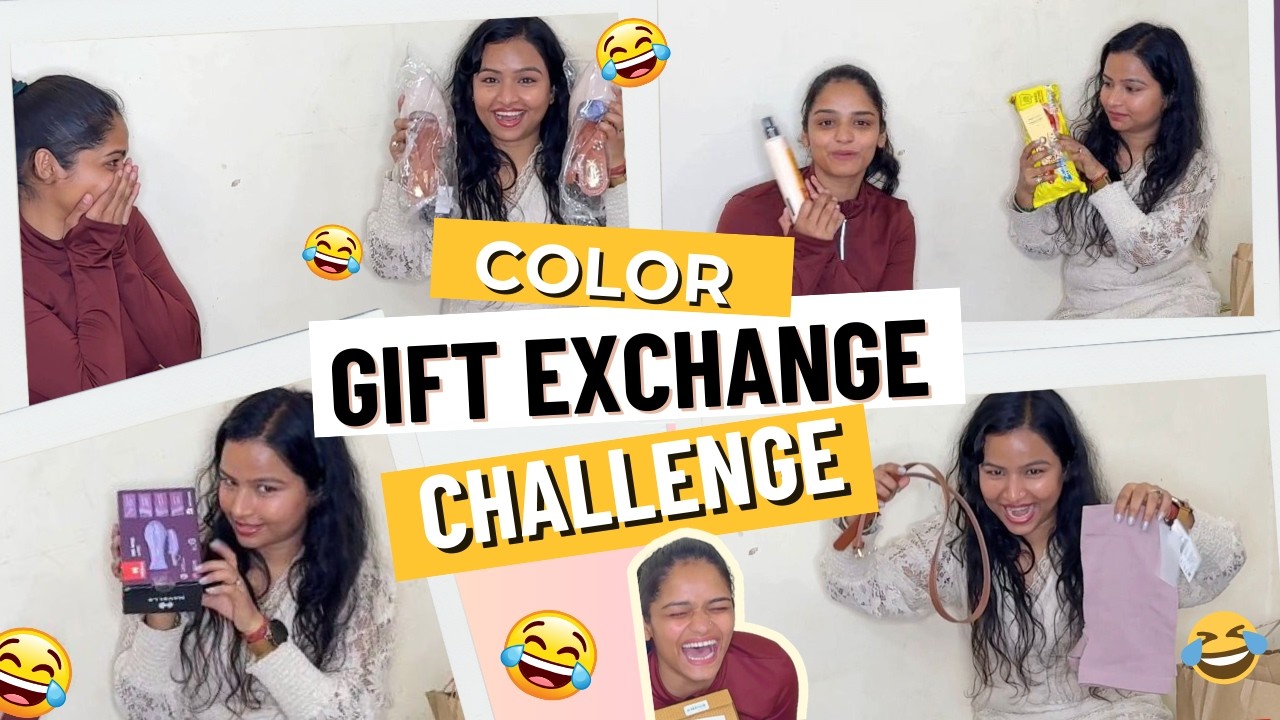 SURPRISE! 🎁 Color Exchange Challenge with my Sister! 🌈 (Too Much Fun)