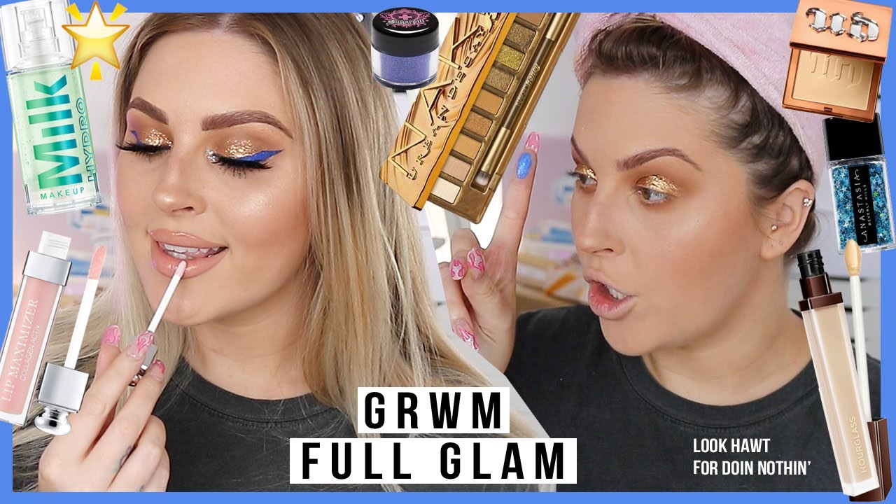 0 - 100 FULL GLAM baby! ⚡ get ready with me for netflix & chill lol