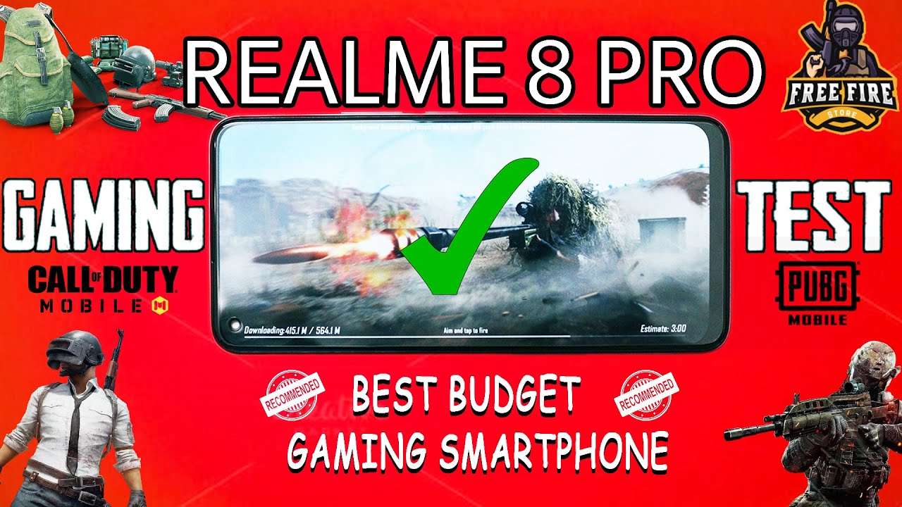 Realme 8 Pro Pubg Gaming review test | Realme 8 Pro heating issue & battery drain test