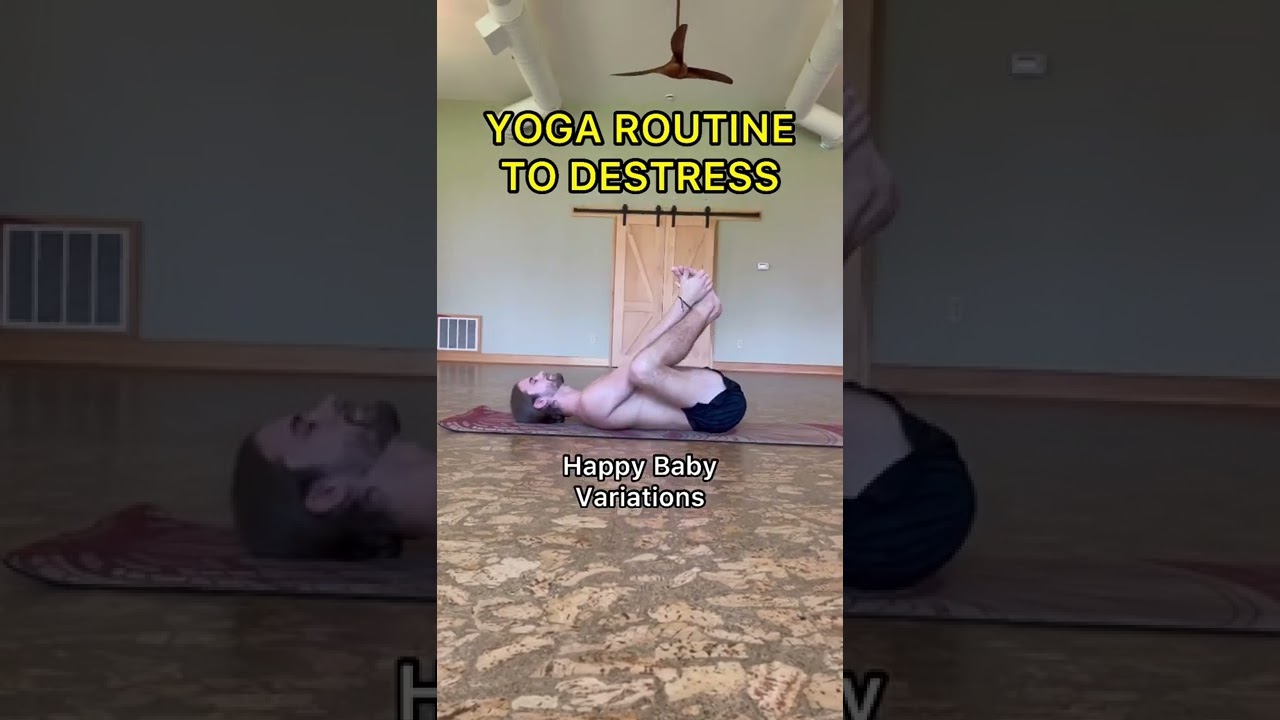 Yoga routine to let go of stress 😌❤️ 
