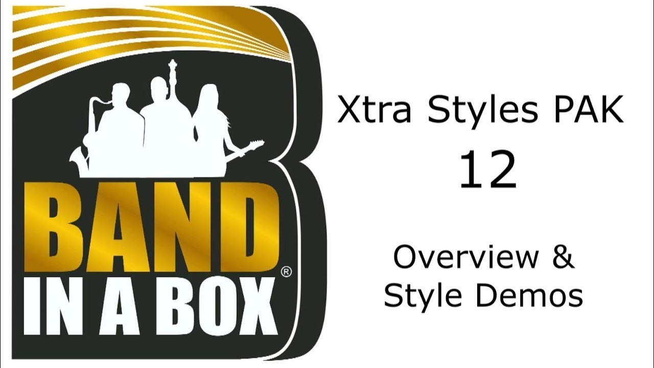 Band-in-a-Box® - Xtra Styles PAK 12 Demos