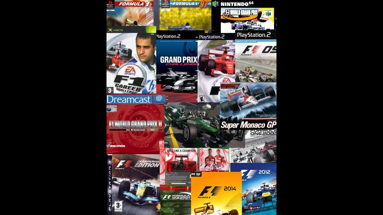 F1 GAMES THROUGH THE YEARS 1989-2015