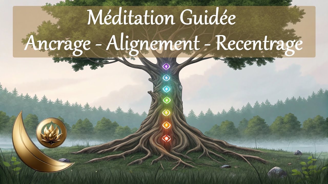 🌳M&eacute;ditation guid&eacute;e - Ancrage puissant, Recentrage de tes &eacute;nergies, R&eacute;alignement de ton &ecirc;tre🌳